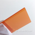 Feststoff -Polycarbonatblech orange 4 mm PC -Blatt